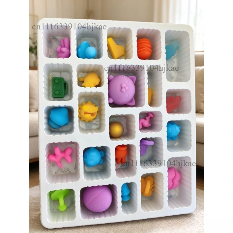 2026 NeeDoh Advent Calendar 3D PVC Fidget Doll Christmas Countdown Calendar Surprise Box Stress Relief Toy New Year Holiday Gif