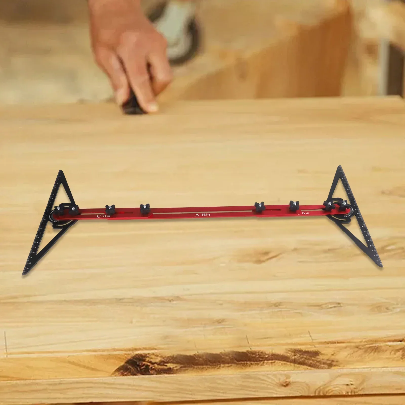 

Enhanced Locking Mechanism Adjustable Stops 16 Inches To 60.1 Inches Measuring Jig Measurement Range 16.2 To 60.1 Inches