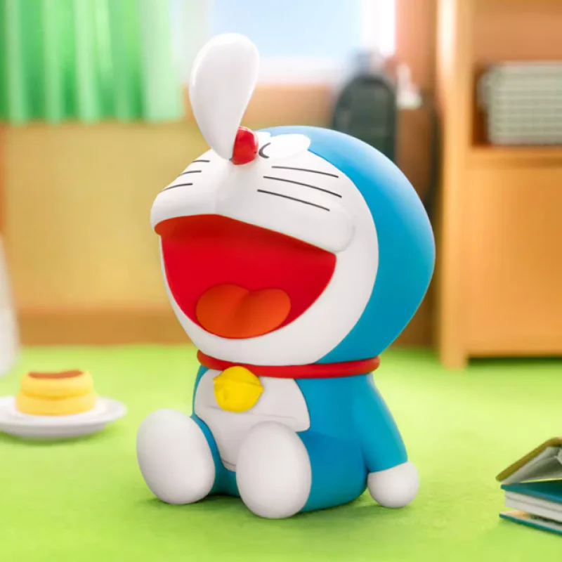 Doraemon Leisure Time Series Blind Box, Caixa Surpresa, Action Figure Original, Modelo Cartoon, Coleção Mystery Box, Presente Meninas