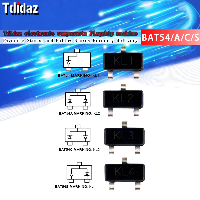 100Pcs/Lot New BAT5…