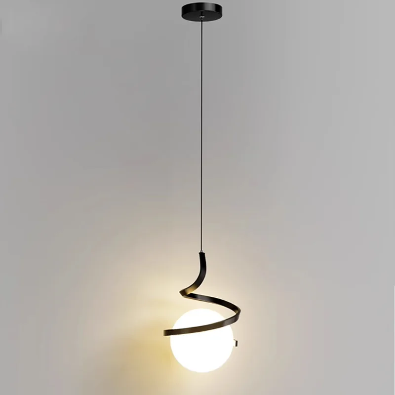

Italian minimalist allcopper bedroom bedside small chandelier Nordic modern simple restaurant dining table bar creative lighting