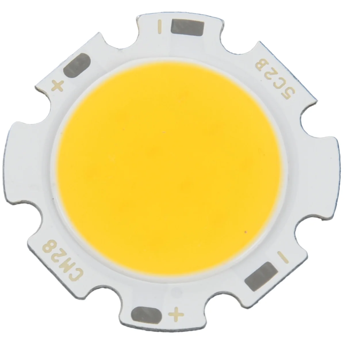 ETRT 6X 5W Chip Light Round COB Super Bright LED Light LED Lamp Bulbs Warm White DC15-17V