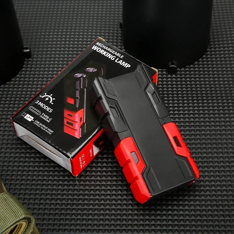 Powerful LED Flashlight High-brightness Long-range Rechargeable Torch Flashlamp 4 Light Mode For Outdoor Camping Fishing Hiking