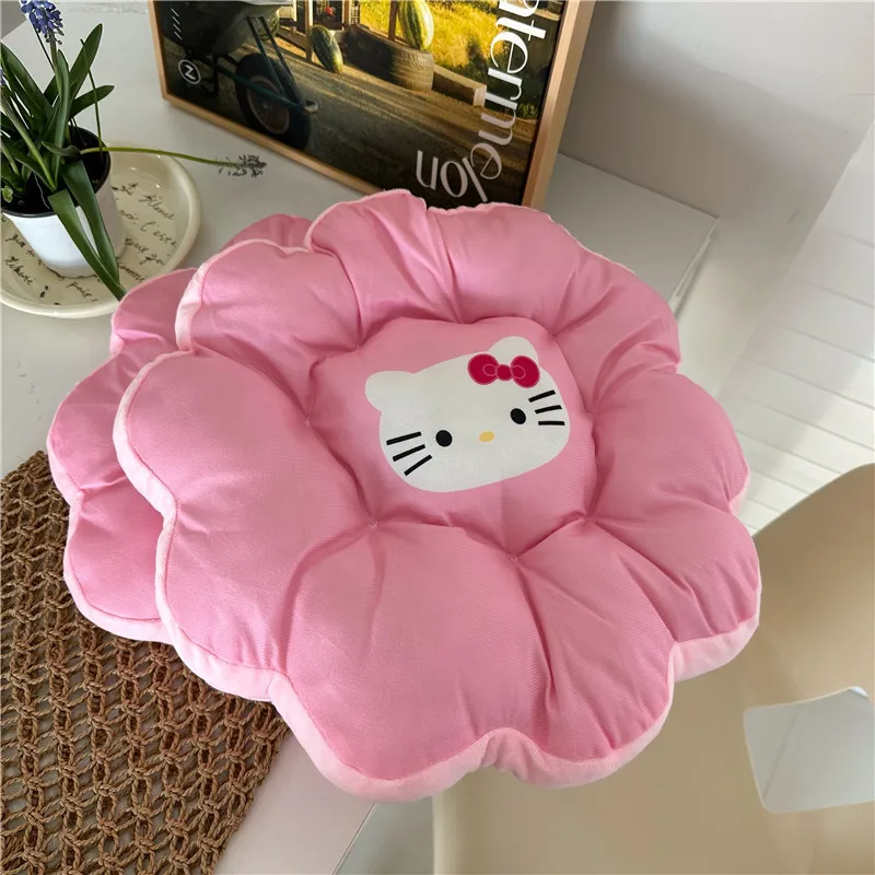 Hello Kitty Cartoon Anime Cushion Japanese Kawaii Soft Home Chair Butt Pad Carpet School Office Upholstered Pillow Decorate Gift