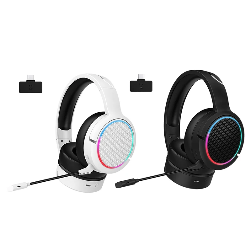 

X5 Pro Headphones 2.4G Wireless+BT5.1+3.5Mm Wired 7.1 Stereo Microphone Gaming Headset For PC/Laptop/Mobile/PS4