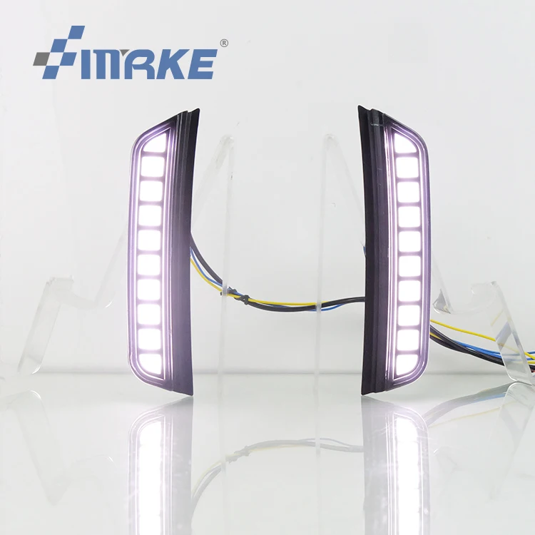 Smrke Car Fender Flares Light for Jeep Grand Cherokee 2021 2022 2023 2024 Wheel Blow Light DRL LED Daytime Running Light