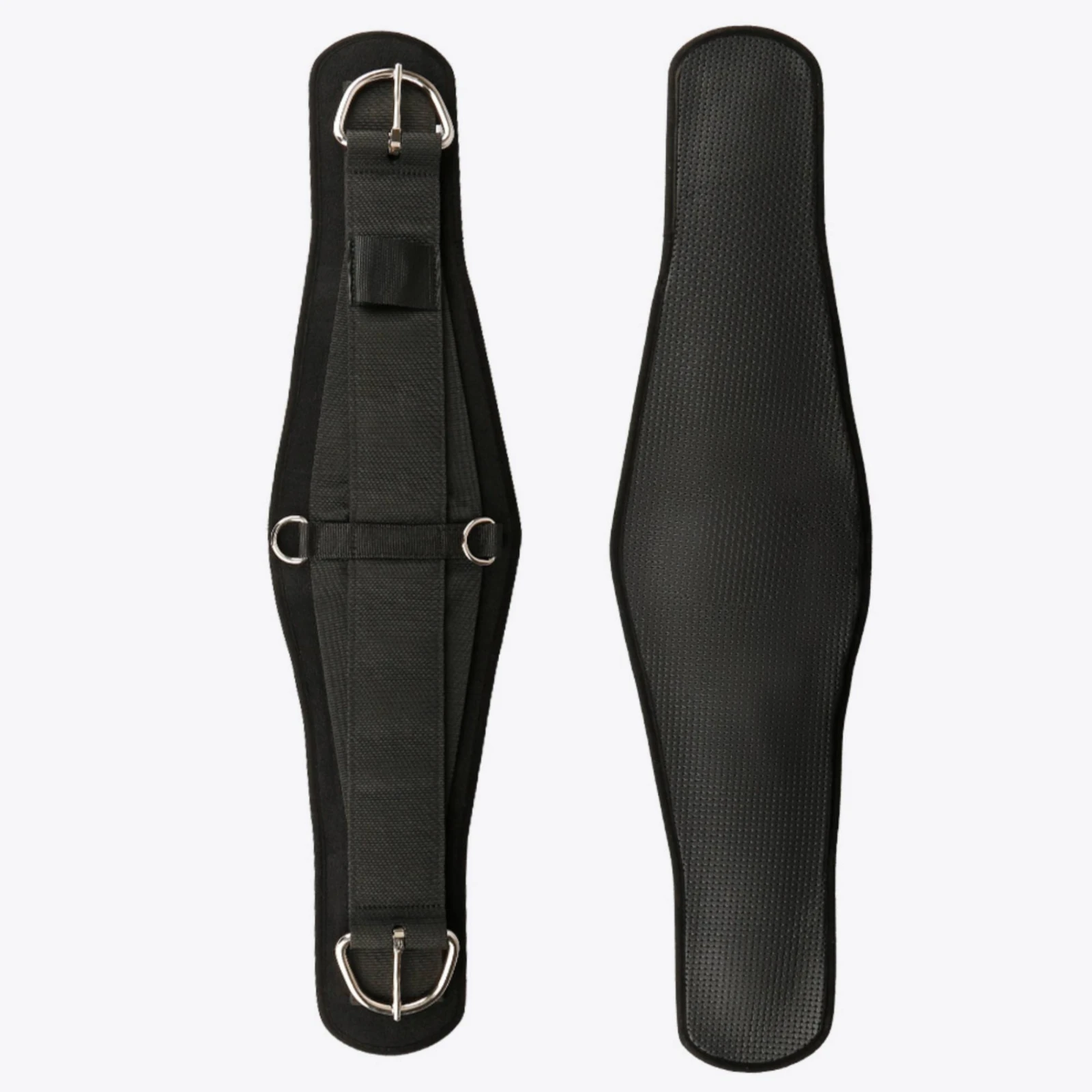 Western Cinch Contoured Western Girth Horse Cinch Padded Tack Secure for Equestrians, Everyday Training, Arena Work