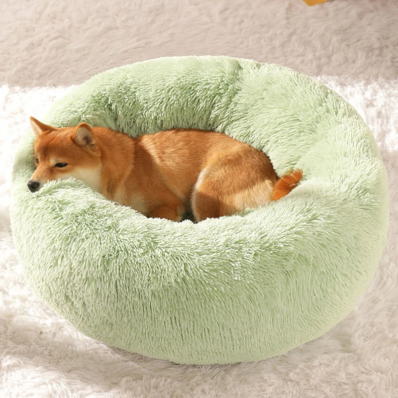 Super Soft Cat Bed Long Plush Pet Dog Bed Cat Bed Cat Mat Animals Sleeping Supplies Winter Warm Sleeping Net Dogs Supplies