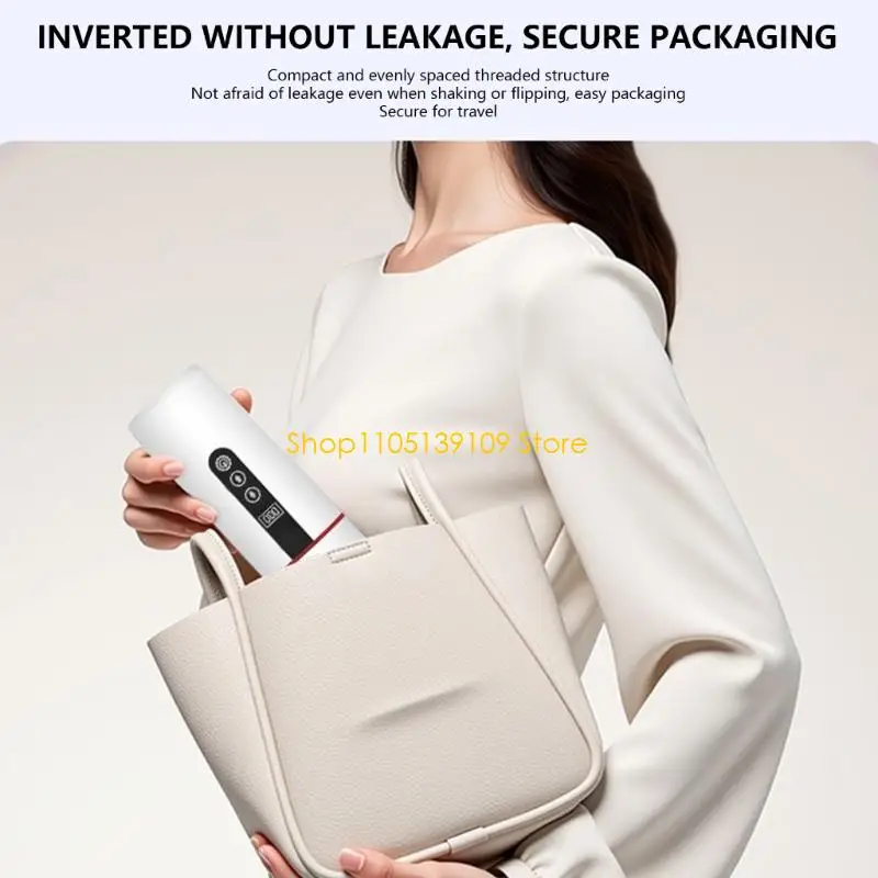 إبريق قهوة كهربائي رقيق بسعة 500 مل، كوب تسخين يعمل بالدفع عبر USB لترك كوب Tisane #5