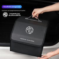 Car Trunk Organizer Storage Box High-capacity Leather Suitcase For Morris Garages MG ZS 5 7 6 Cyberster MG4 EV ES5 HS ONE GT GS