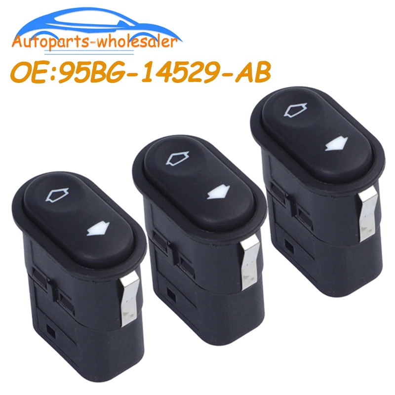 Car Electric Window Switch Single Button 95BG14529AB 93BG14529AA 03161450 1027749 1003745 For Ford Transit MK6 2000-2006