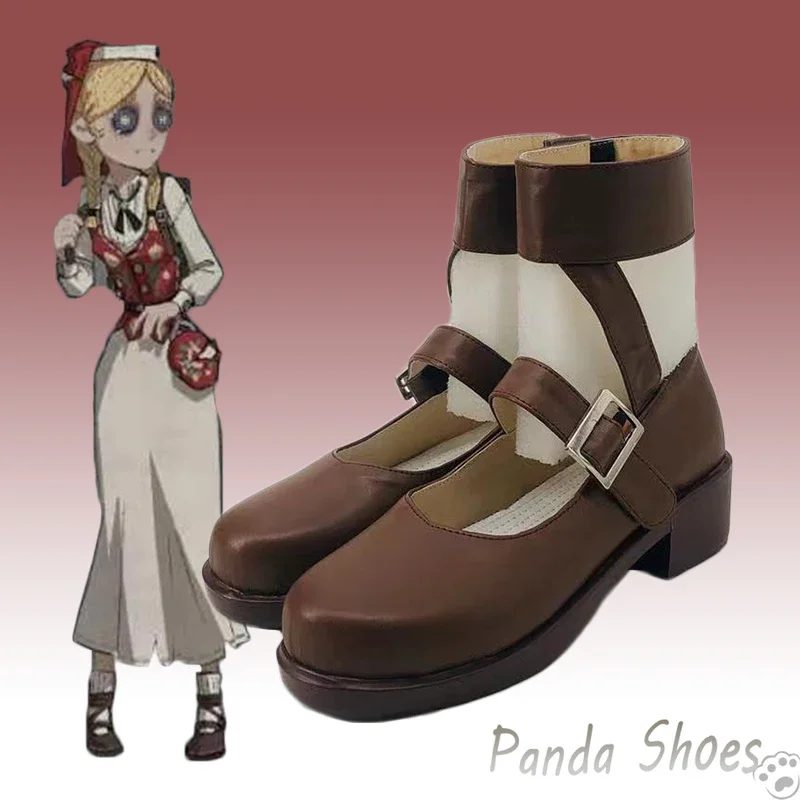 

Game Identity V Toy Merchant Обувь для косплея Аниме Игра Cos Сапоги Anne Lester Косплей Костюм Опора Обувь для Con Halloween Party