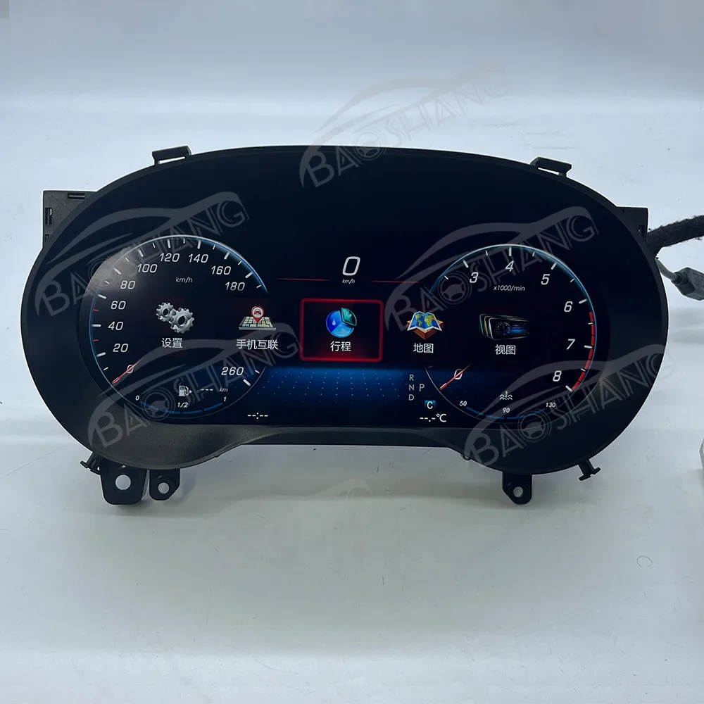LCD Digital Cluster Dashboard Virtual Cockpit for GLA/A2013-2019 LCD Instrument Panel Car Speed Meter