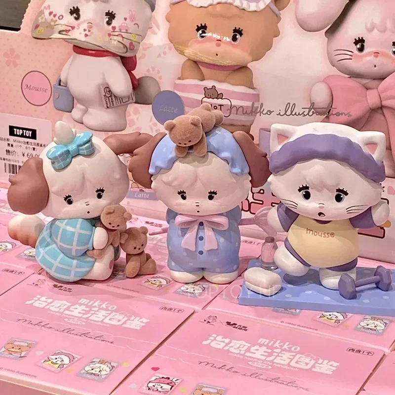 

Mikko Healing Life, серия Hondbook, слепая коробка, экшн-фигурка, милая коллекция Mystery Box, кукла, настольное украшение, подарки для девочек Surpresa