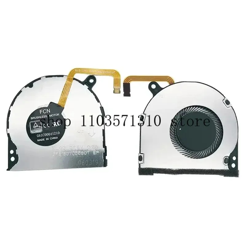 

N New CPU Cooler Fan FOR TOSHIBA PORTEGE X30T-E G61C 00041210 FL6C DC5V 0.5A DFS 150705680 T JM