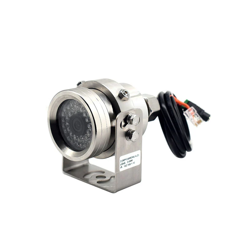 OEM oil tanker crane IP camera mini Ex Video 304 Stainless Steel anti-corrosion explosion proof camera in CCTV