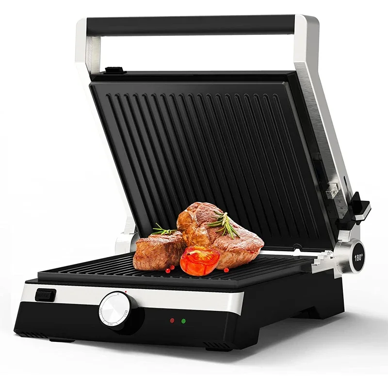 

For Detachable Contact Grill Professionnel Electric Sandwich Maker Contact Panini Press Grill