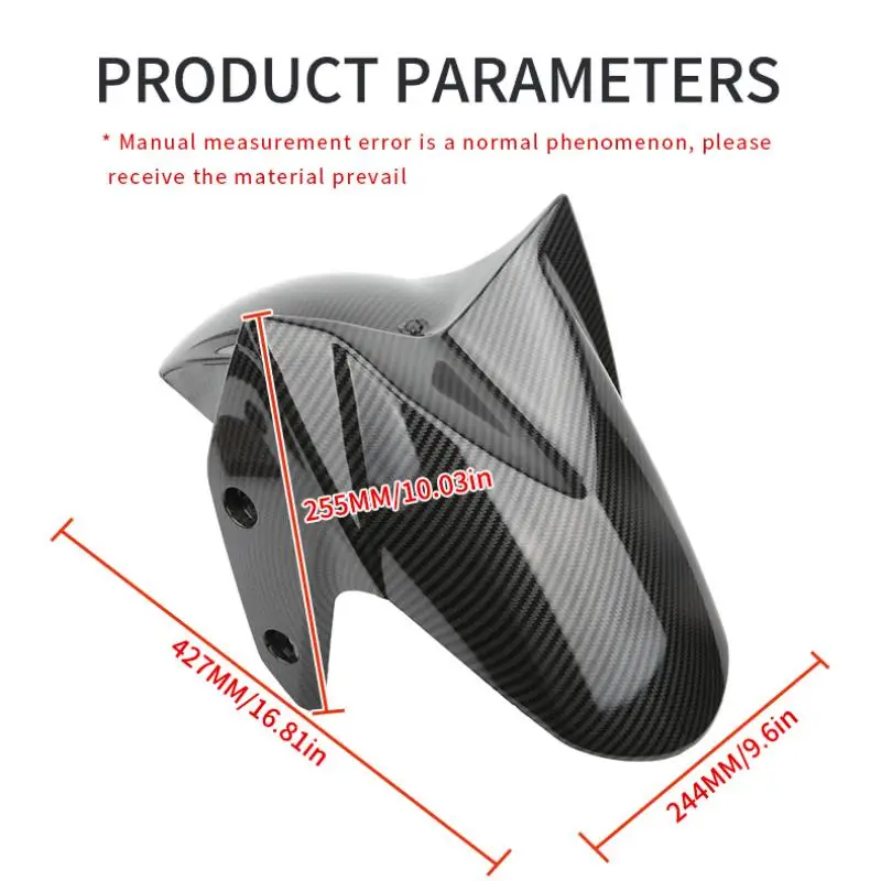 High Quality Motorcycle Spare Parts for NMAX 155 2020-2024 Anti-corrosion Case Decoration ABS Plastic Front Mudguard Cover