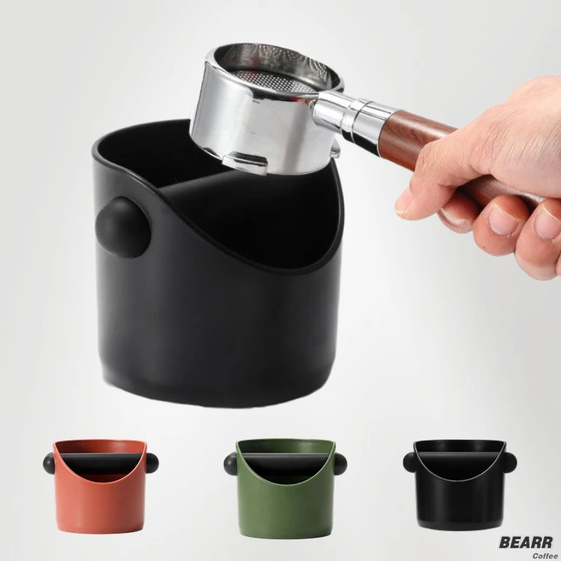 

Coffee Machine Mini Powder Bucket Slag Box Thickened Plastic Household Coffee Round Powder Bucket Storage Tool Barista Tools