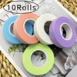 10Rolls Eyelash Tape Eyelash Extension Paper Tape Wholesale Breathable Non-woven Cloth Adhesive Patches Under Eye Pad