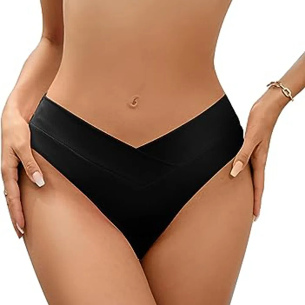 

Low Waist Cross Low-rise Bikini Bottoms Sexy Traceless Basic Bikini Bottoms Plain Sexy Low-rise Swim Trunks Women