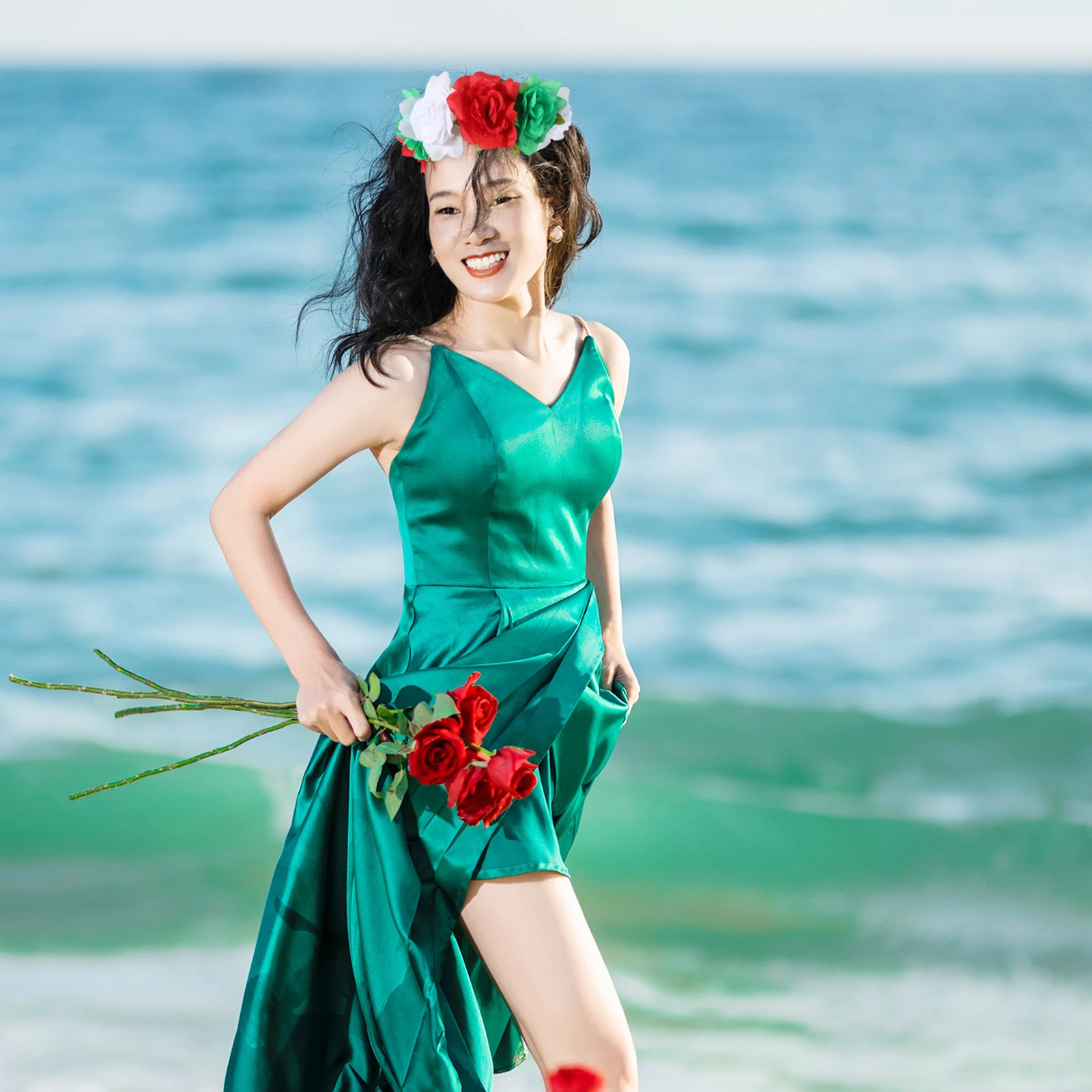 

Headb Bridal Headb Wedding Flower Crown Floral Headb Party Floral Wreath Prom Accessories Elegant Design