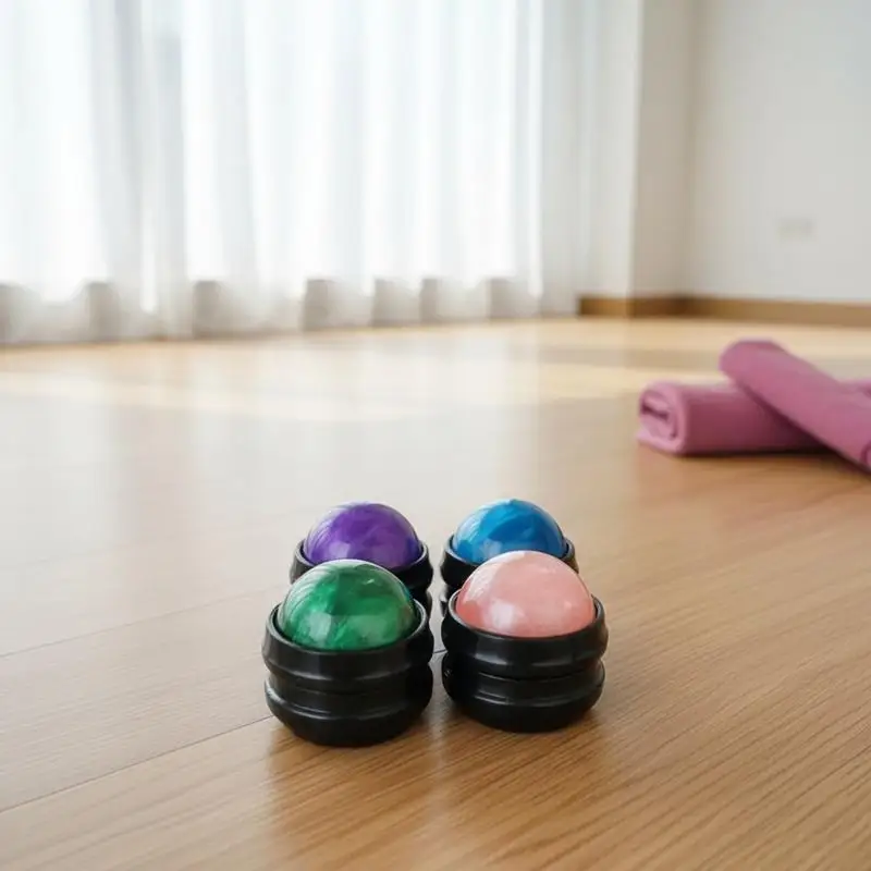 Manual Massage Roller Ball Waist Hip Relaxer Muscle Relaxation Massage Ball Stress Release Body Pain Relief Therapy Foot Back