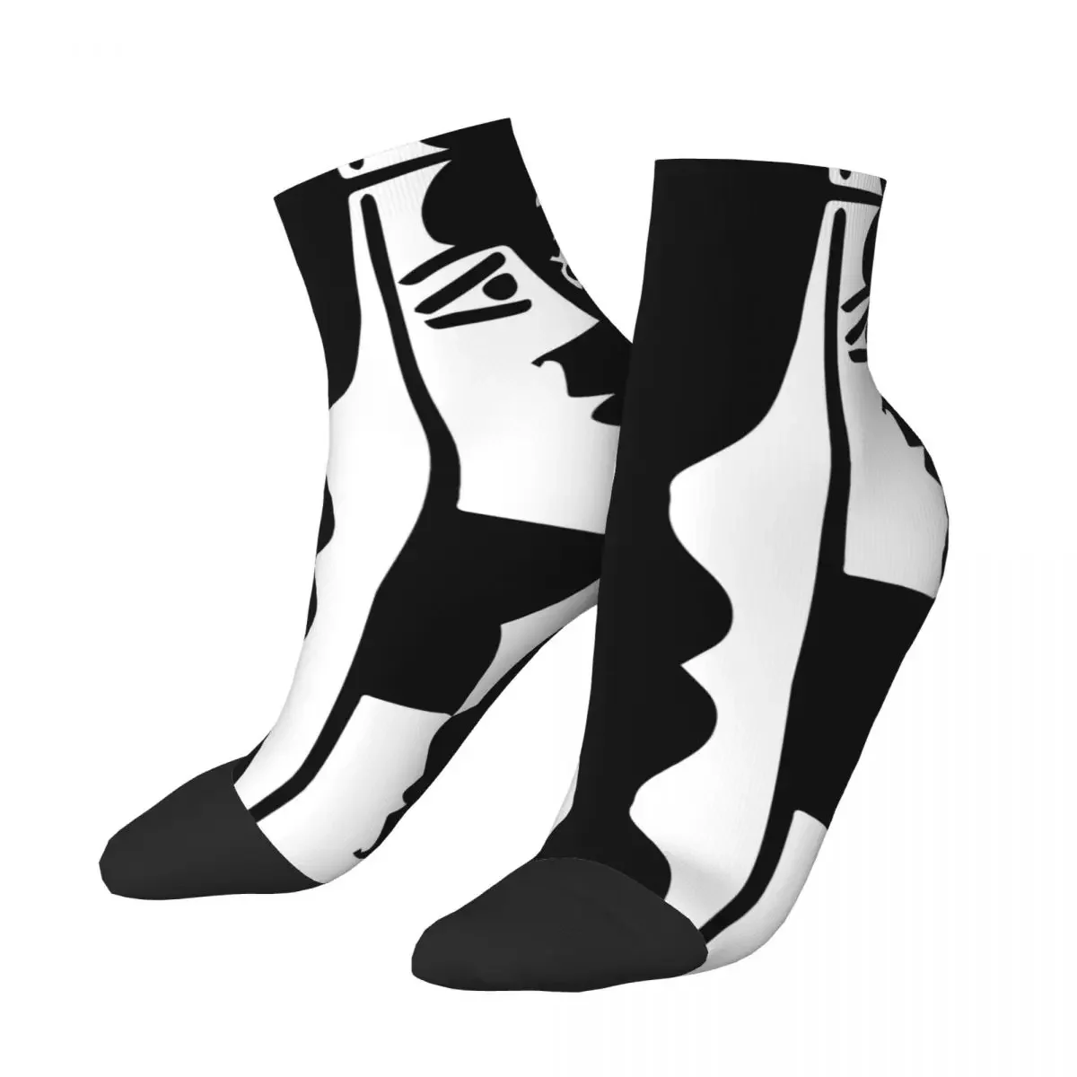 Cute Printed Pablo Picasso The Kiss Socks for Women Men Stretchy Summer Autumn Winter Crew Socks