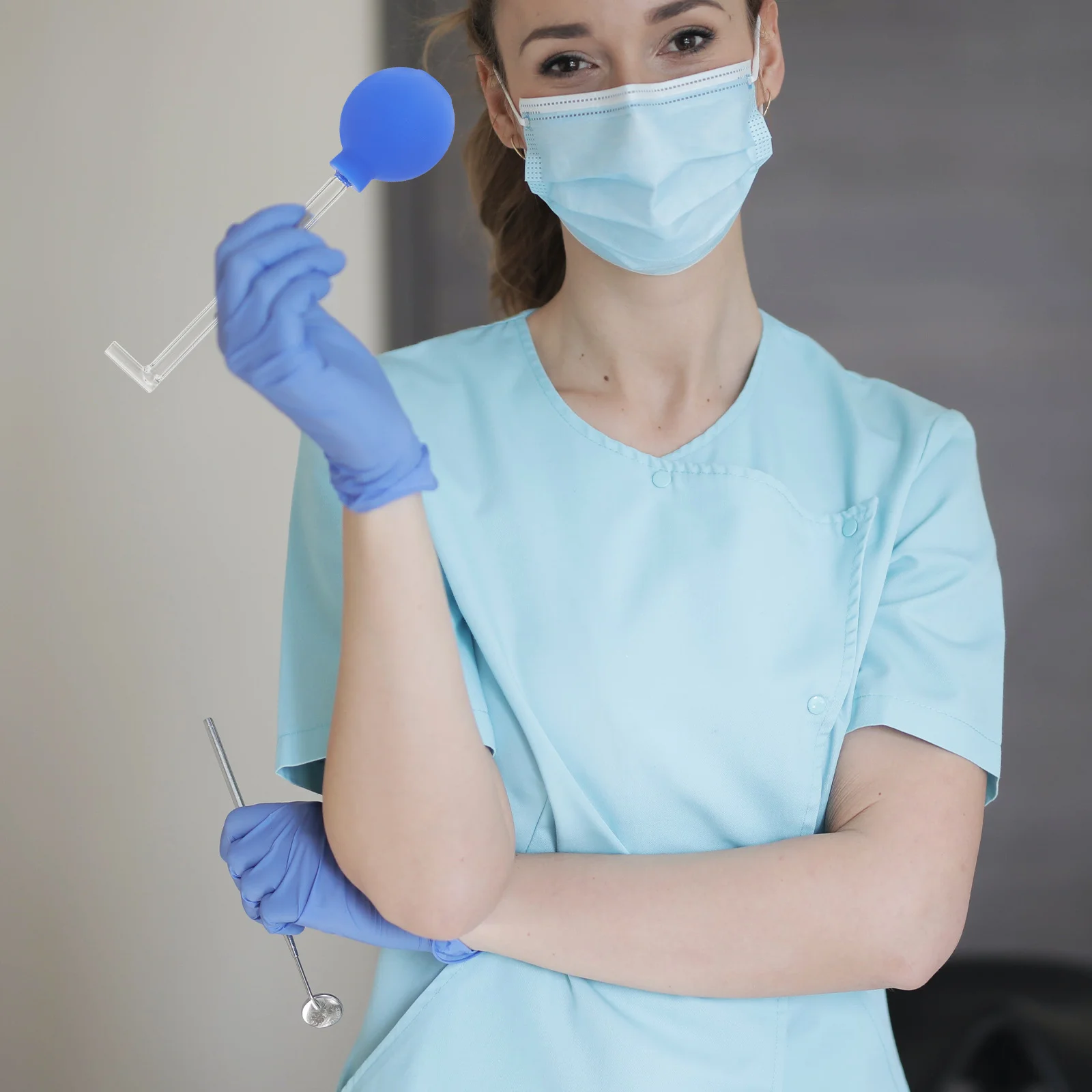 

Manual Style Cleaner Suction Ball Oral Care Device Portable Dental Product for Thorough Teeth and Glass Cleaning