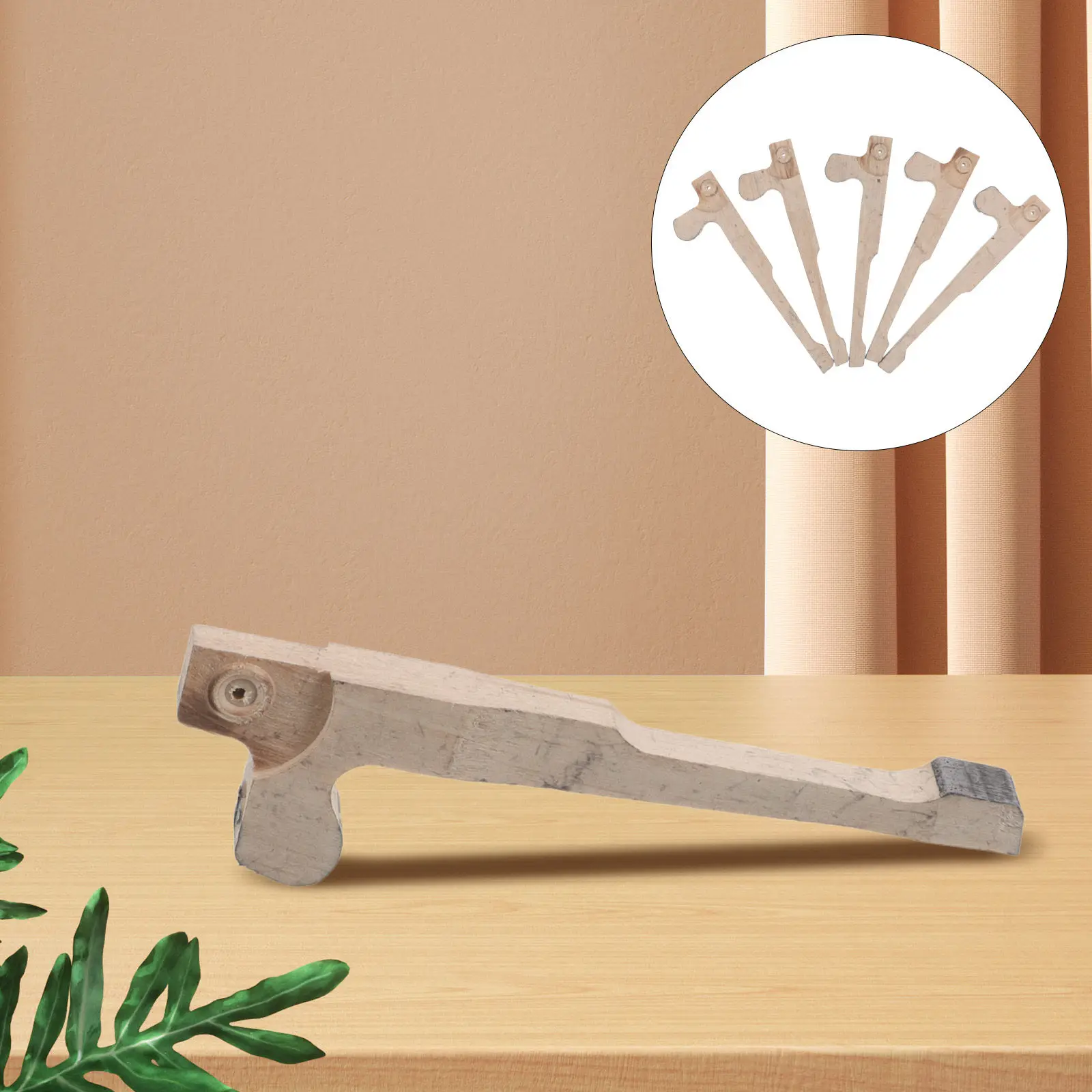 5pcs Piano Jack Assembly Kit for Console/Upright Piano Repair – Wooden Action Tuning Adjustment Tool