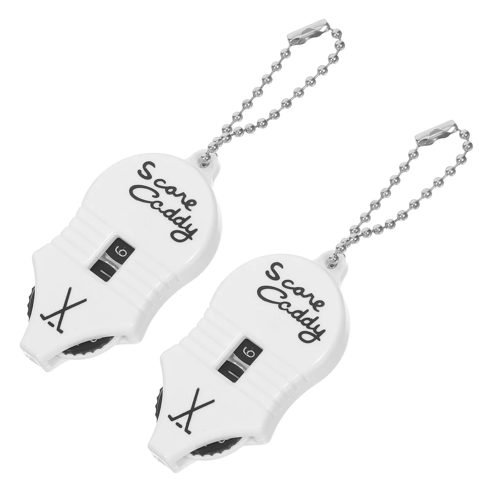 

2Pcs Golf Stroke Counter Unique Gourd Design Weather Resistant Scoring Device for Casual and Tournament Play Golf Score Card