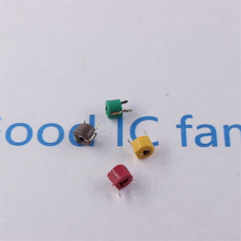 2PCS 6mm Trimmer Variable Ceramic Capacitor JML06-1 3PF 5PF 10PF 20PF 30PF 40PF 50PF 60PF 70PF 120PF Adjustable Capacitors