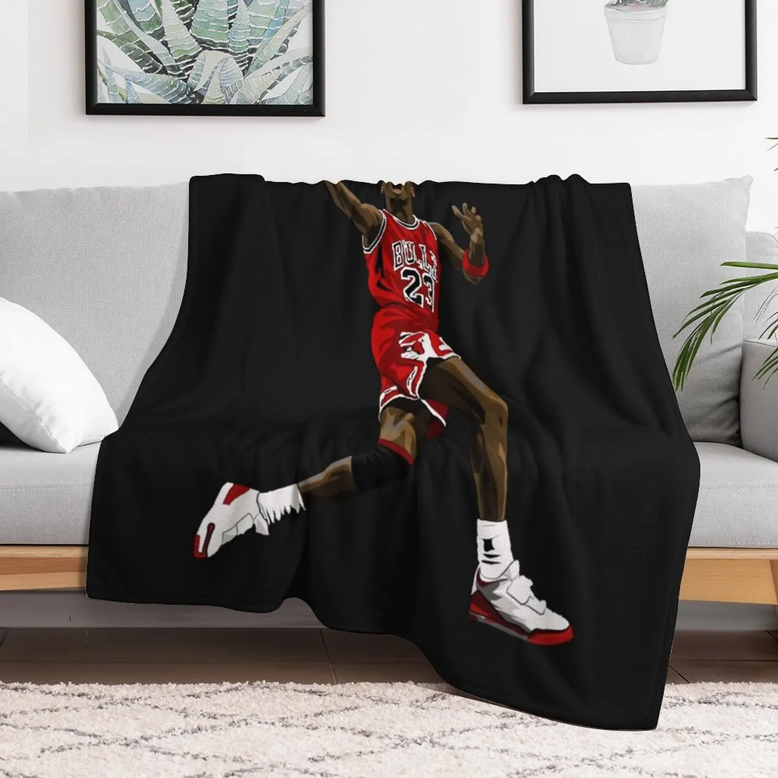 AIR JORDAN Throw Blanket Decorative Throw Hairys Blankets