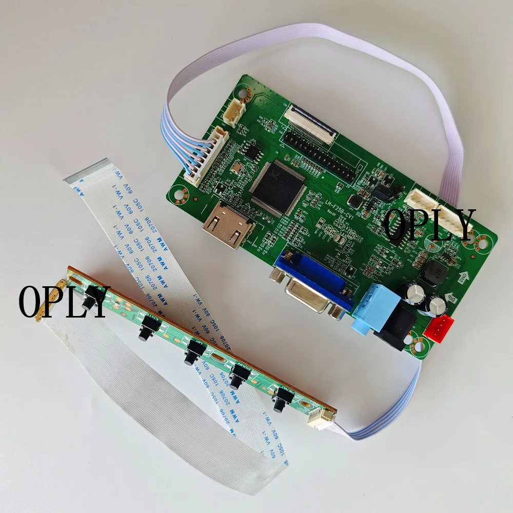 

Комплект светодиодного ЖК-экрана 15,6 дюйма, HDMI-совместимая плата контроллера VGA EDP, сделай сам, для B156XTN08.0 B156XTN08.1 B156XTN08.2 1366X768 Панель