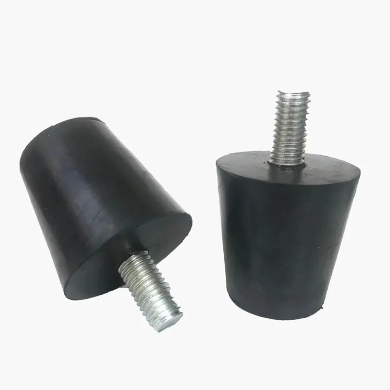 1/2/4/8/10 Pcs Black Rubber Adjustable Feet Pad M6 M8 M10 Screw Chairs Furniture Leg Table Leveling Feet Pads Screw Anti-skid