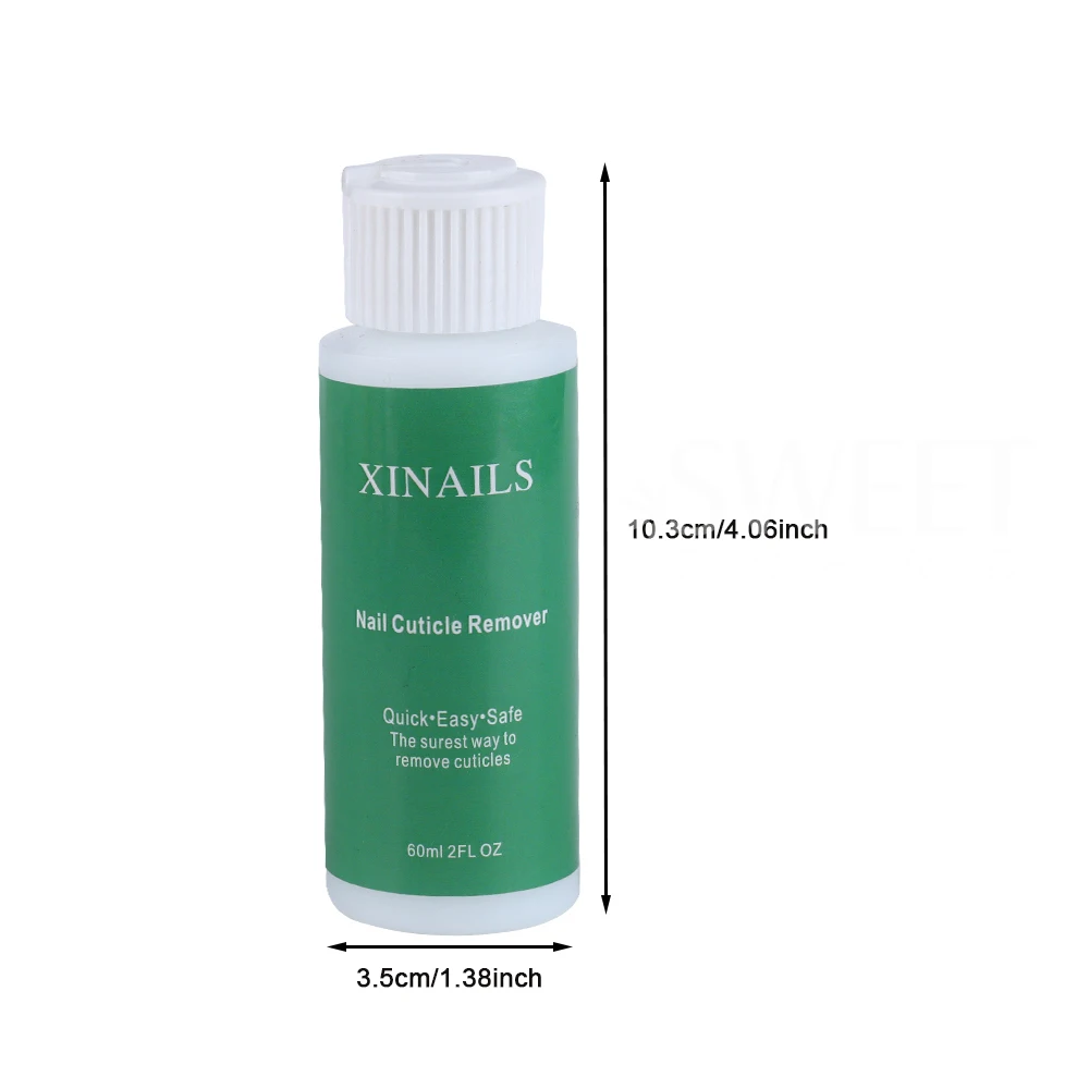 60ml 큐티클 리무버 젤 전문가용 큐티클 부드럽게 제거 네일 죽은 피부 제거 매니큐어 젤 폴리쉬 네일 리페어 케어 도구