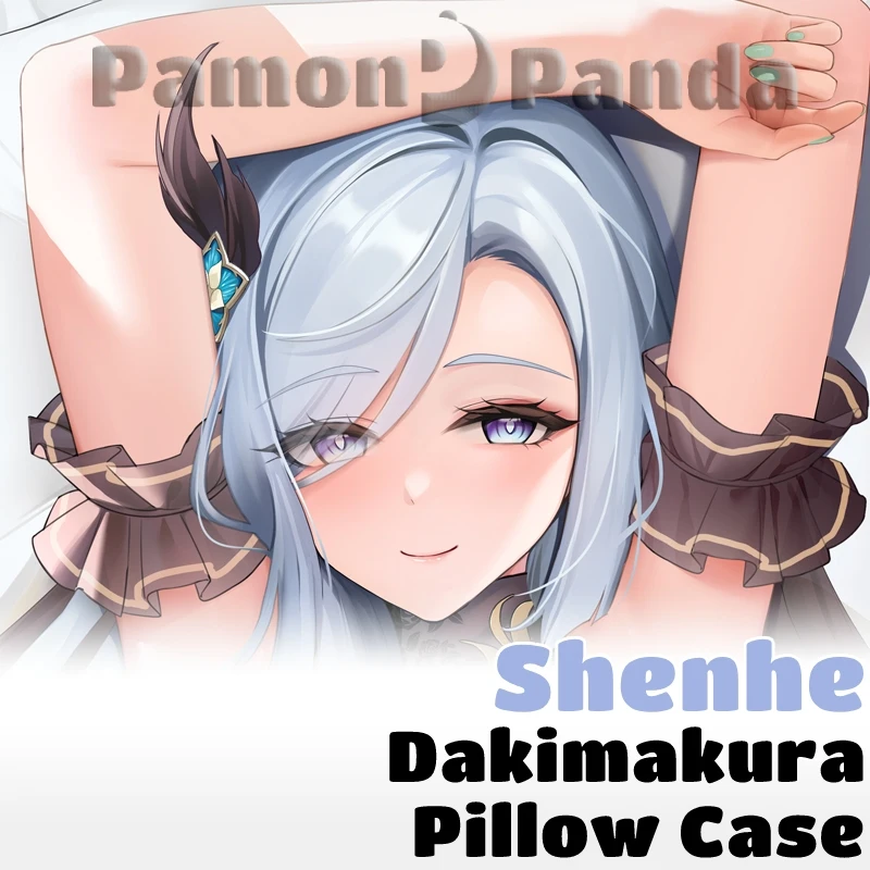 Shenhe Dakimakura Genshin Impact Game Sexy Pillow Case Full Body Hugging Cushion Cover Otaku Pillowcase Bedding Decor Home Gift