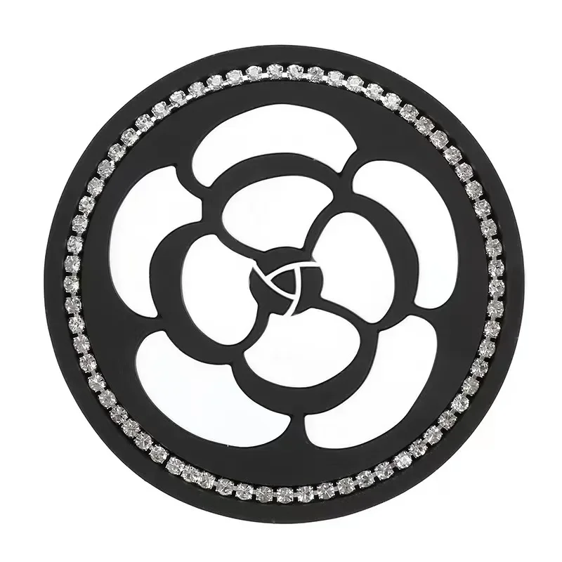 

Салон автомобиля, элитная мода, камелия, силиконовая подставка для хранения воды, автомобильная противоизносная подставка, декоративные принадлежности, универсальные