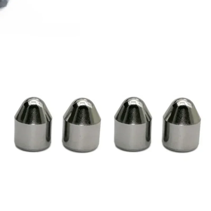 30pcs 12x16mm Tungsten Carbide Ball Tapered Tooth Mosaic DTH Drill Bit Inserts Cutting Button Rock Bullet Tool For Mining