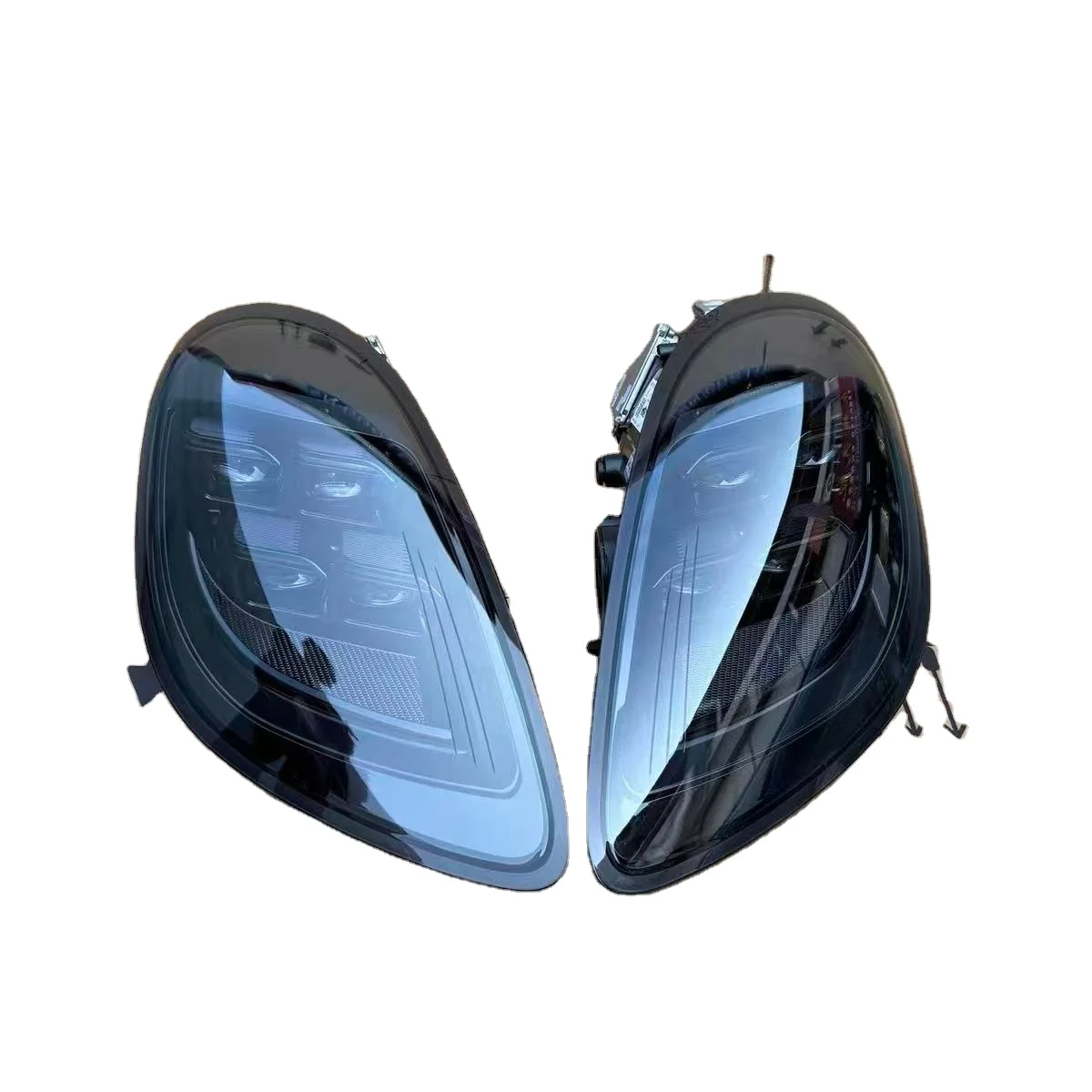 For 981 Cayman Boxster 2013-2015 12V New LED Headlights 4 Lens Plug And Play Retrofit Upgrade