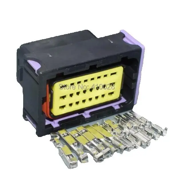 worldgolden 24pin Oil to gas computer board ECU plug 24 line car 24 way ECU connector 211 PC249S8005 211PC249S8005