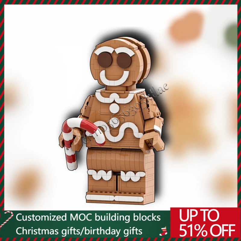 

НОВЫЙ 835 шт. MOC настроить мини-пряники Brickheadz креативный строительный блок модель детский набор для сборки «сделай сам» игрушка подарок на Хэллоуин