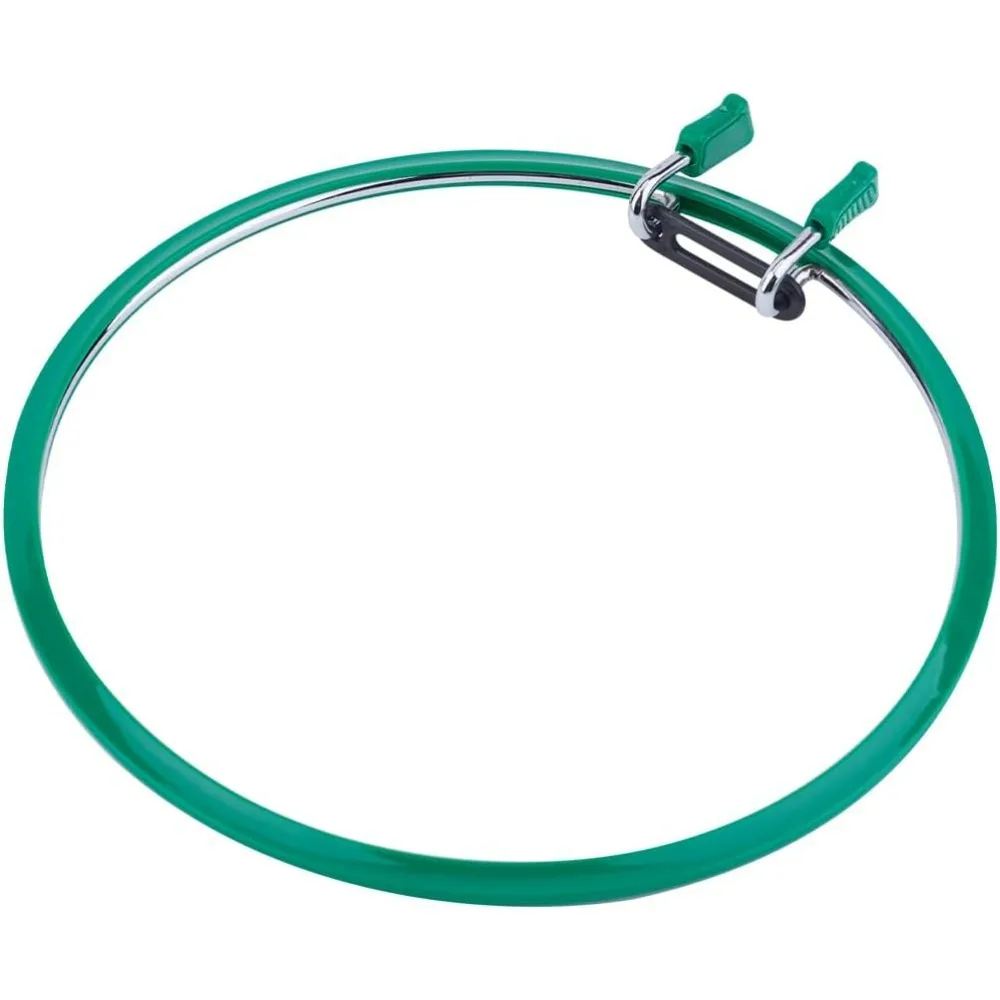 Металлические зеленые пяльцы для вышивания, большие пружинные пяльцы для вышивания, пяльцы для вышивки крестом, круглые круглые кольца, набор для изготовления рамок