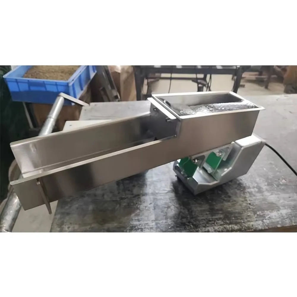 Automatic Linear Electromagnetic Vibrating Feeder Customizable Stainless Steel Feeding Machine for Production Line