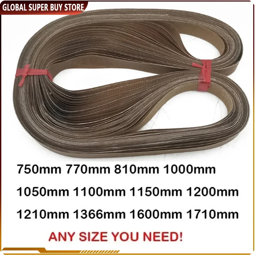 50pcs A Pack 750 770 810 1120 1210 1366mm PTFE Band Sealer Sealing Belt for FR-770 FR-980 FRM-1120 Plastic Bag Sealing Machine
