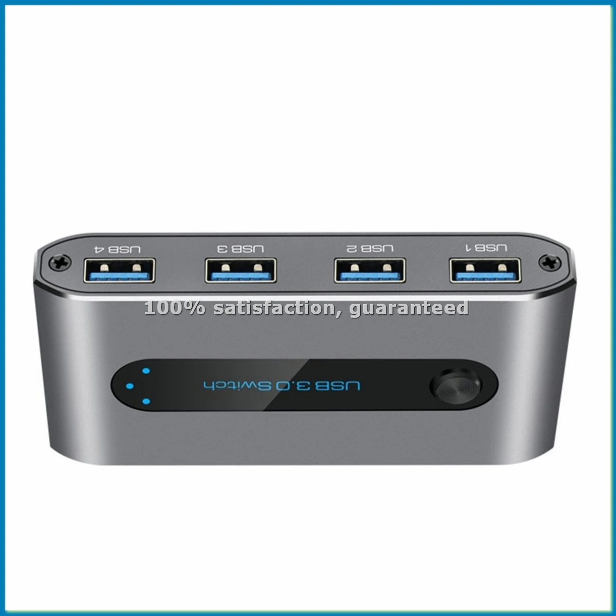 

USB Switcher Printer Sharing USB3.0 Two-Input and Four-Output 2 Computers Share 4 USB Devices-ABWO