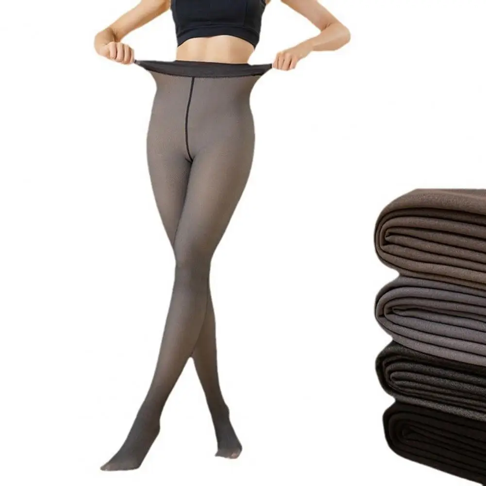 

Leggings Thickened Pantyhose Winter High Waist Fleece Lined Tights for Women Plus Size Sheer Warm Pantyhose Leggings for Date