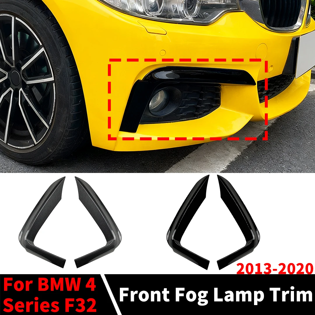 

For BMW 4 Series F32 F33 F36 M Sport 2013-2020 Body Kit Tuning Accessories Decoration Front Fog Lamp Eyebrow Frame Cover Tirm