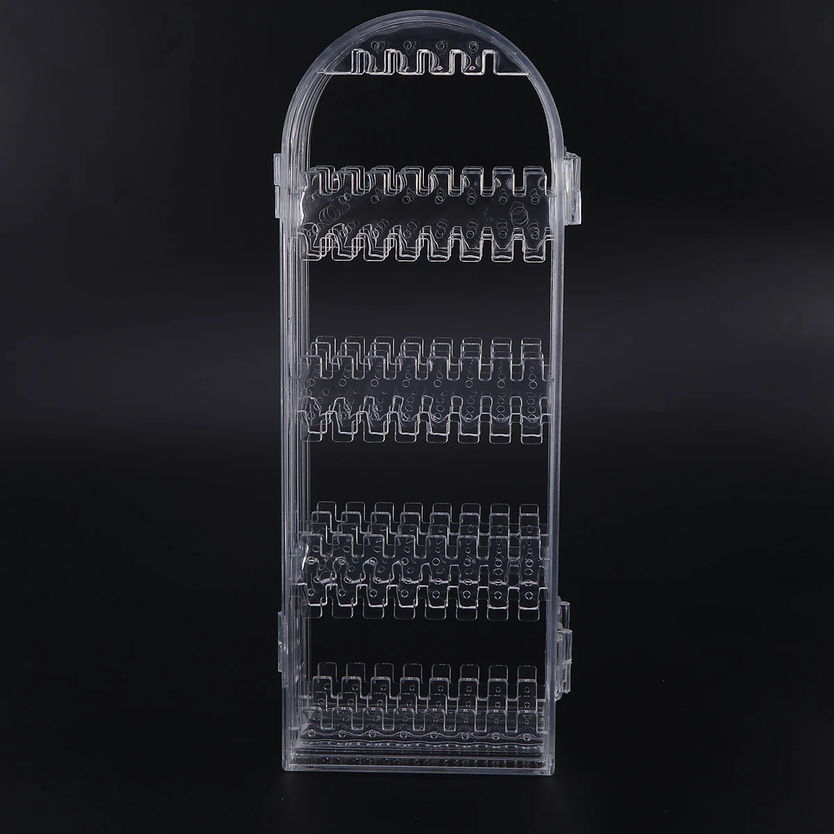 

1Pcs Acrylic Earrings Holder Jewelry Rack Organizer Foldable 5 Tiers Screen Style Stand for Rings Earrings Earring Holder