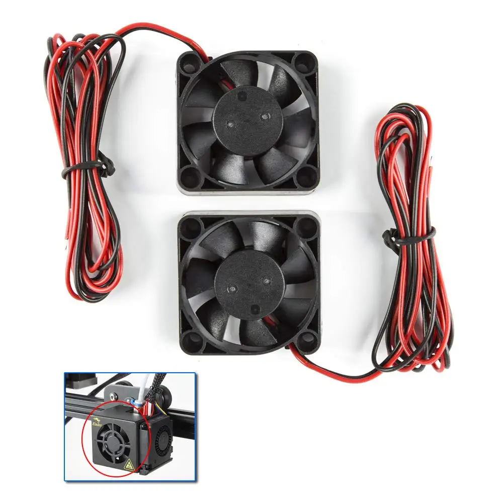 Ender 3 Nozzle Fan DC BRUSHLESS PD04010MS4 DC 24V 0.10A Cooling Fan 40mmx40mmx10mm 4010 Sleeve Bearing for 3D Printer